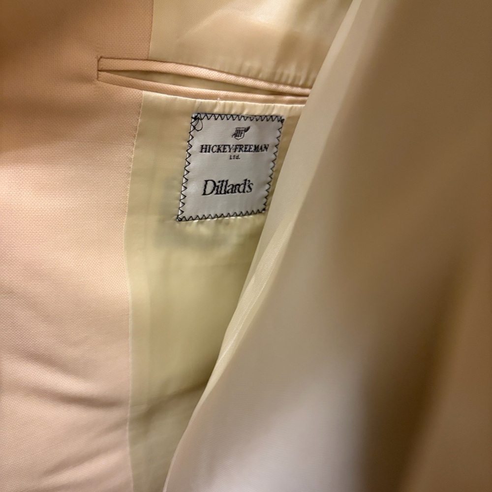 Hickey Freeman Cream Sport coat